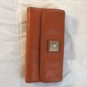 Tignanello Orange Wallet